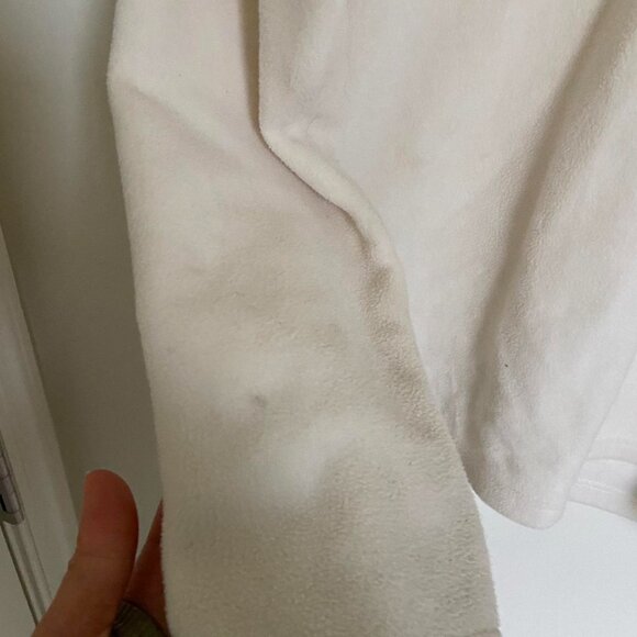 Columbia White and Grey Fleece Medium - Picture 3 of 5